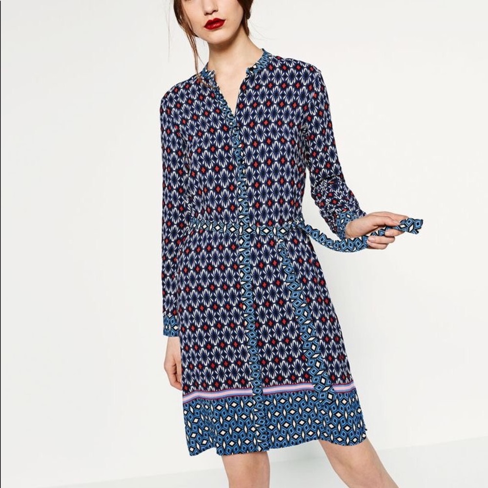 ZARA patterned dress